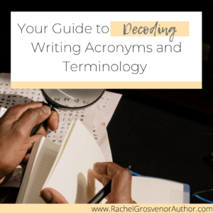 Writing acronyms and terminology