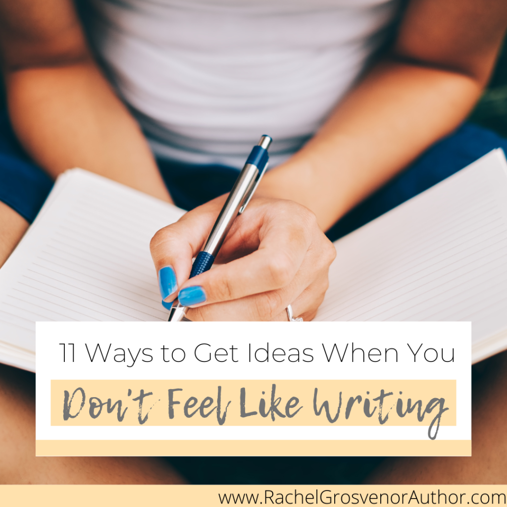 don't feel like writing